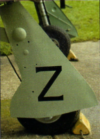 The undercarriage doors carry the aircraft's squadron code letter, in this case the rather unusual "Z"
